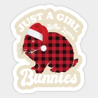 Just A Girl Who Loves Bunnies Sticker